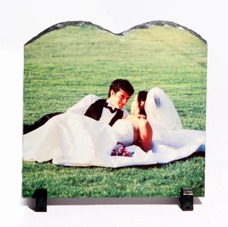 Ejemplo de fotografía personalizada mediante sublimación en piedra