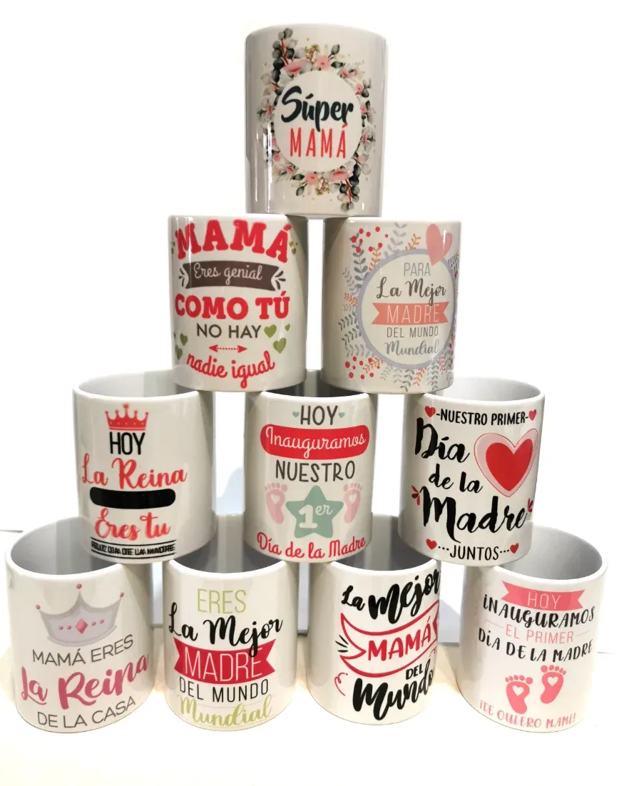 Selección de tazas personalizadas para regalar